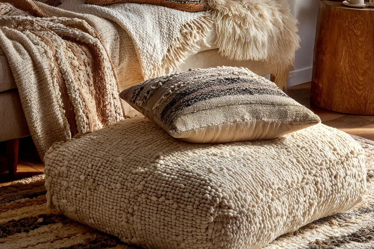 2. Indulge in Ultimate Comfort: Plush Seating & Layered Textiles